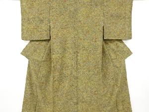 未使用品　花更紗模様小紋着物